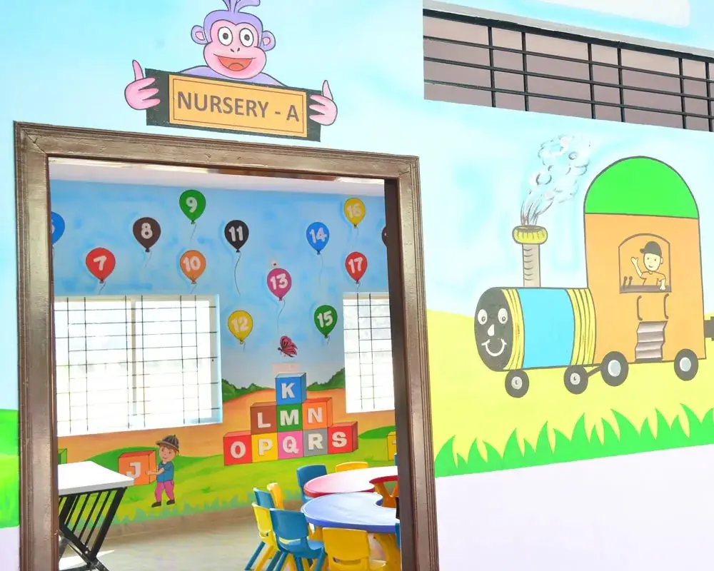 Nursery classroom at CMR International School
