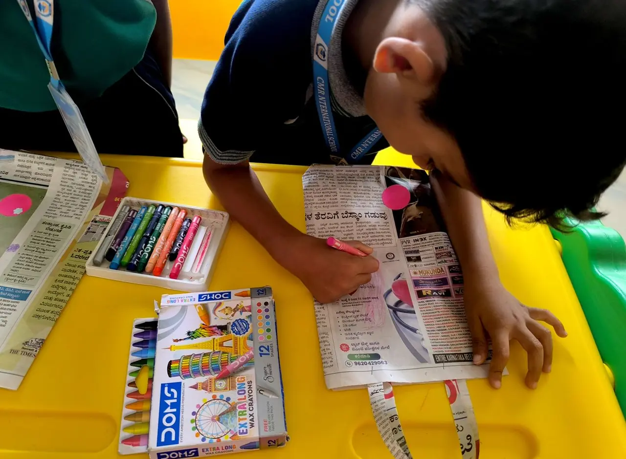 Arts activity at CMR International School